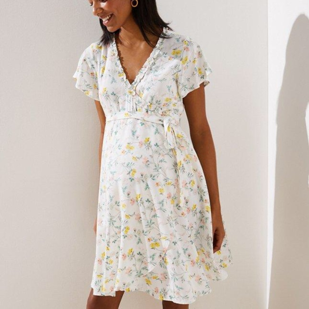 Beautiful LOFT Maternity Wrap Dress ~ Sz 8M